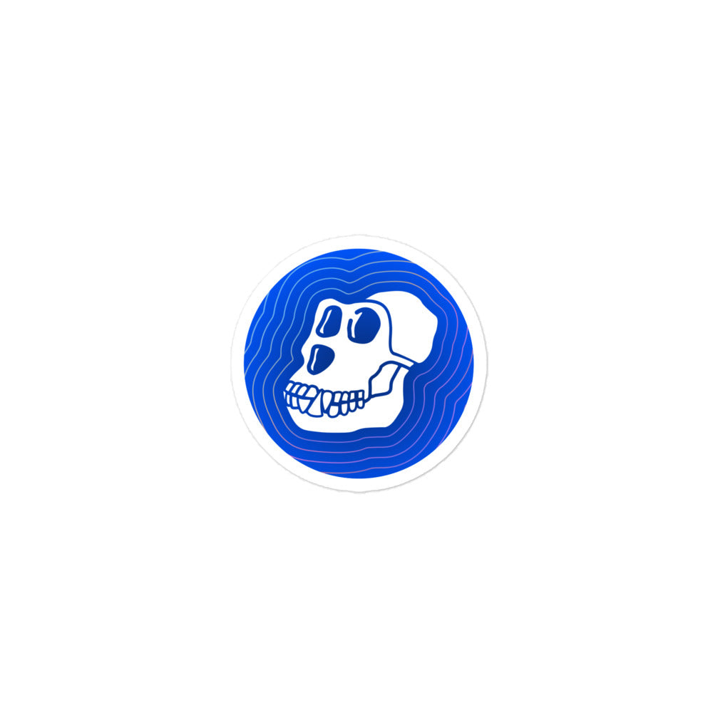 ape apecoin logo sticker