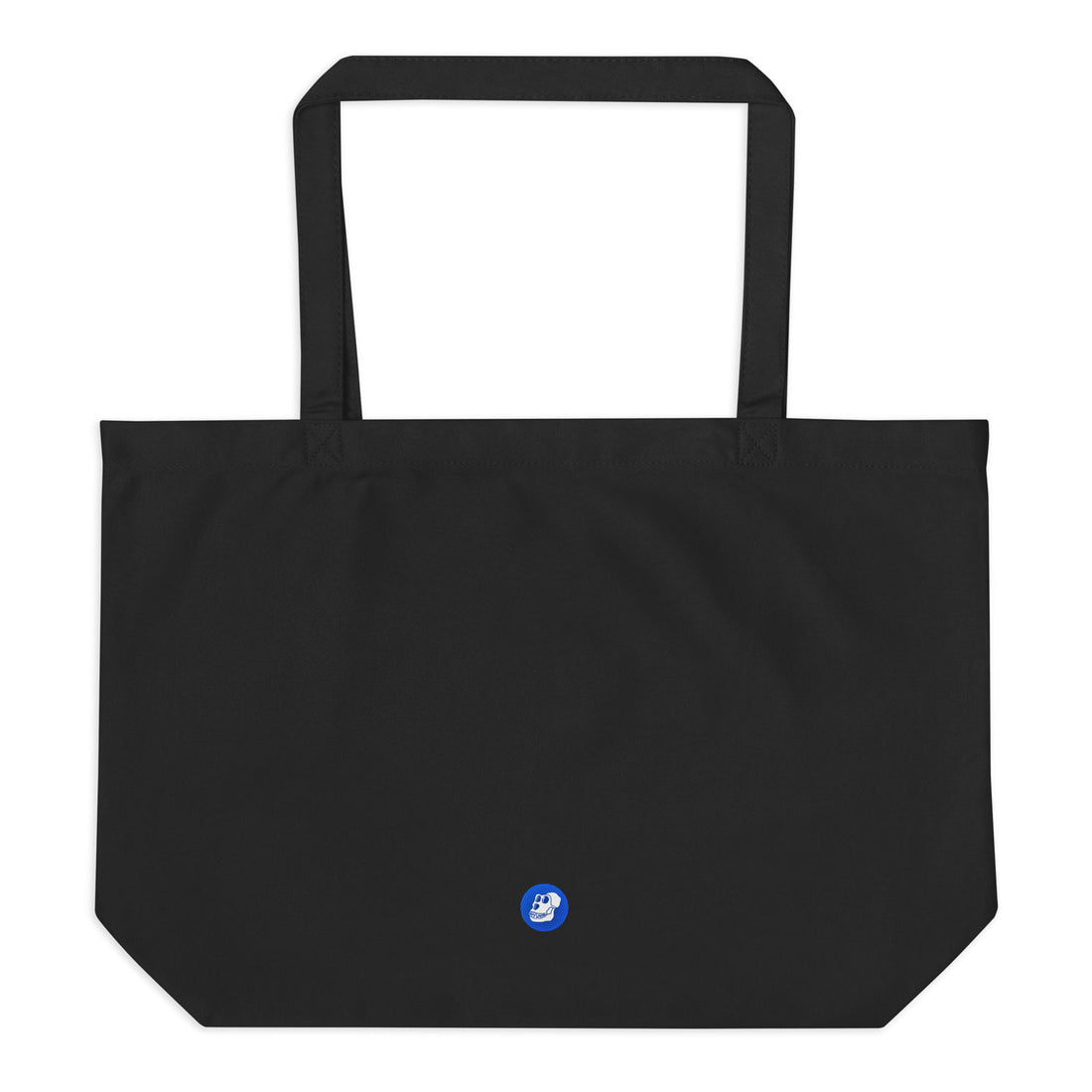 apecoin ape logo tote bag black