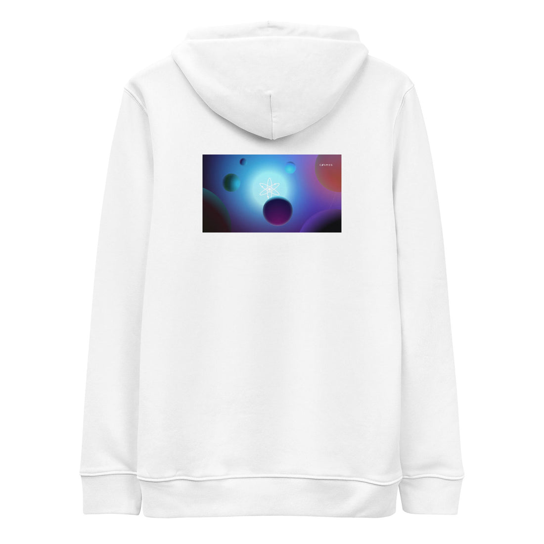 cosmos graphic design hoodie white