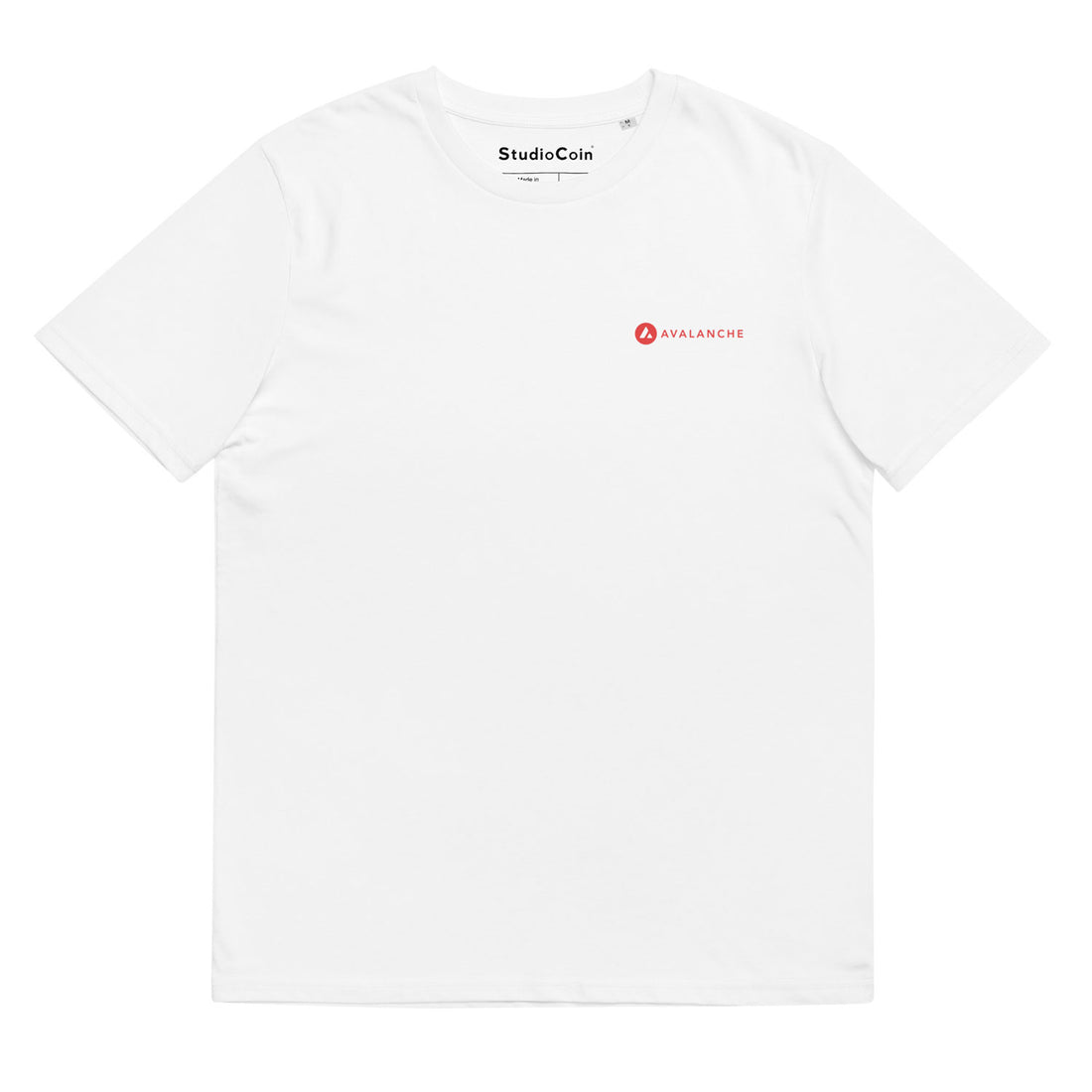 avax merch logo tshirt white