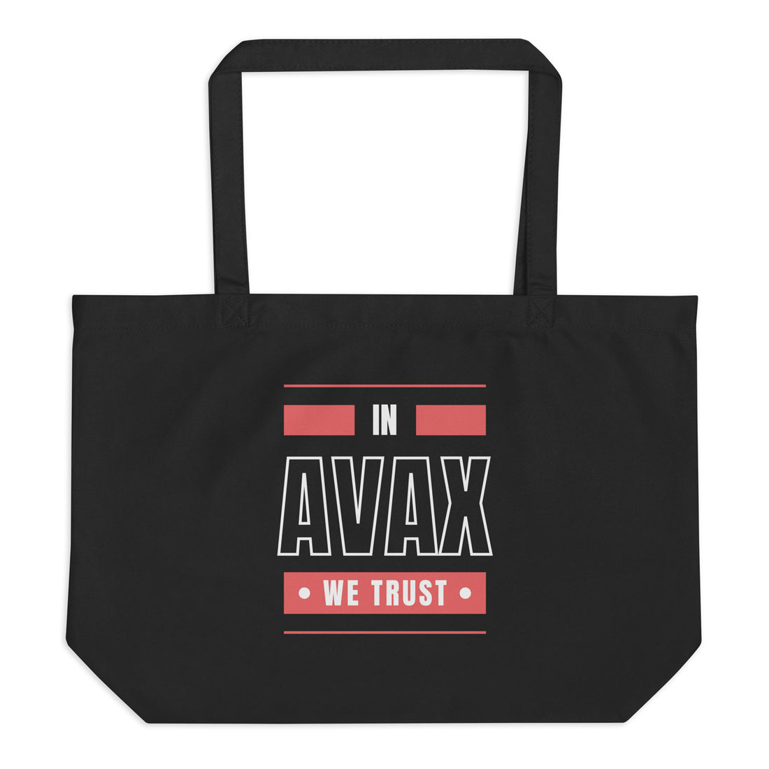 avax large totebag black