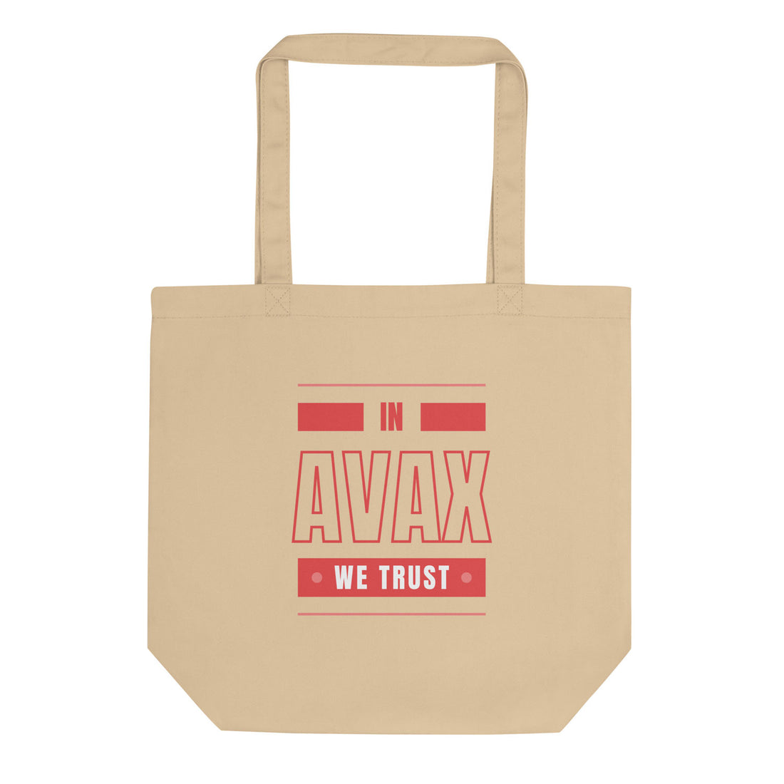 avax organic cotton totebag