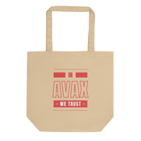 avax organic cotton totebag