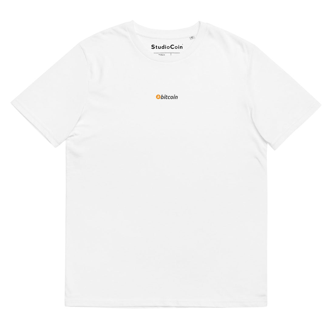 bitcoin back graphic tshirt white