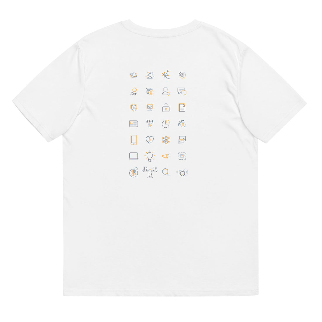 bitcoin back graphic tshirt white