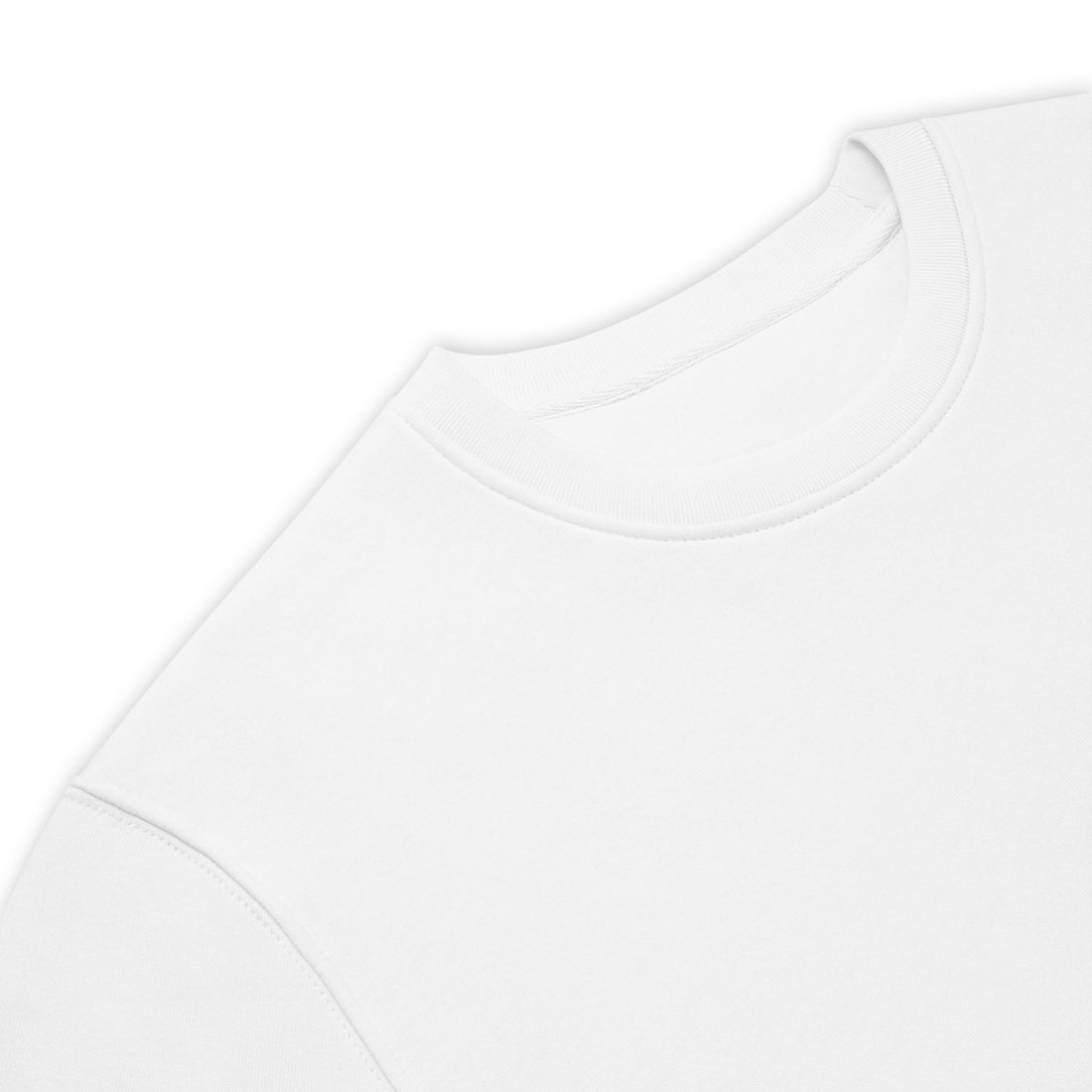 btc logo crewneck white