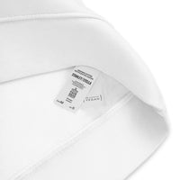 bitcoin logo crewneck white