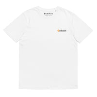bitcoin logo tshirt white