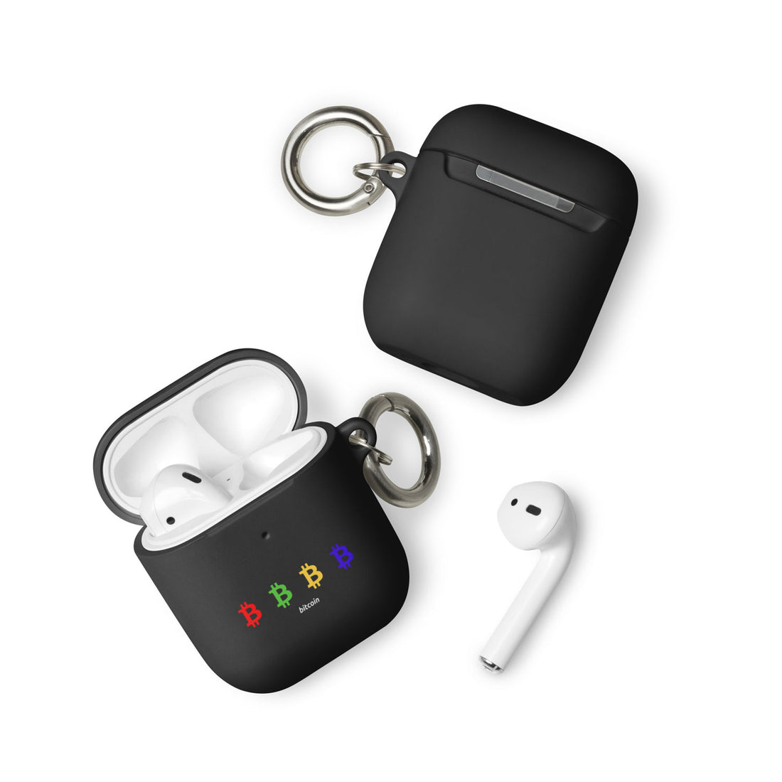 bitcoin airpods case logo btc