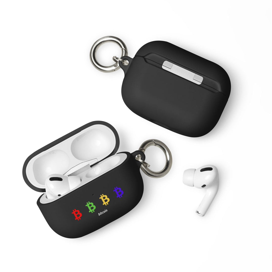 bitcoin airpods pro case logo btc