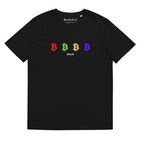 bitcoin btc logo t shirt black