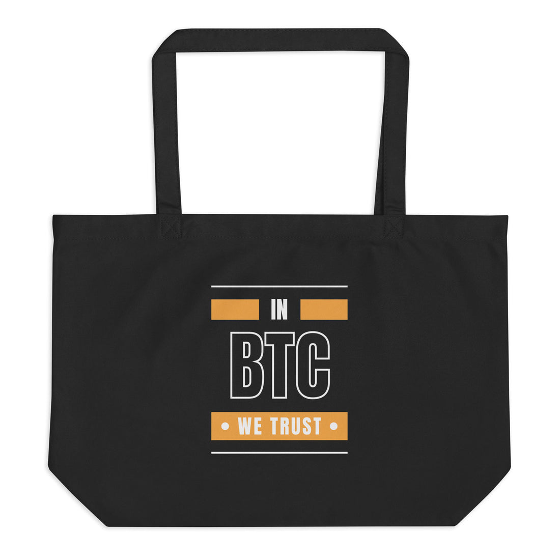 bitcoin large totebag black
