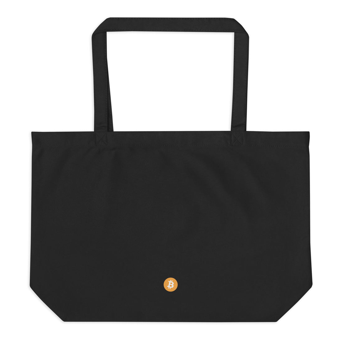 btc we trust large totebag black