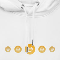 dai logo sweatshirt hoodie white