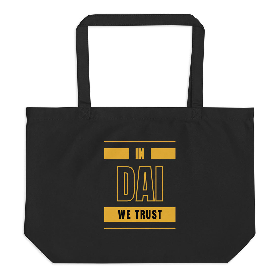 dai stablecoin tote bag black