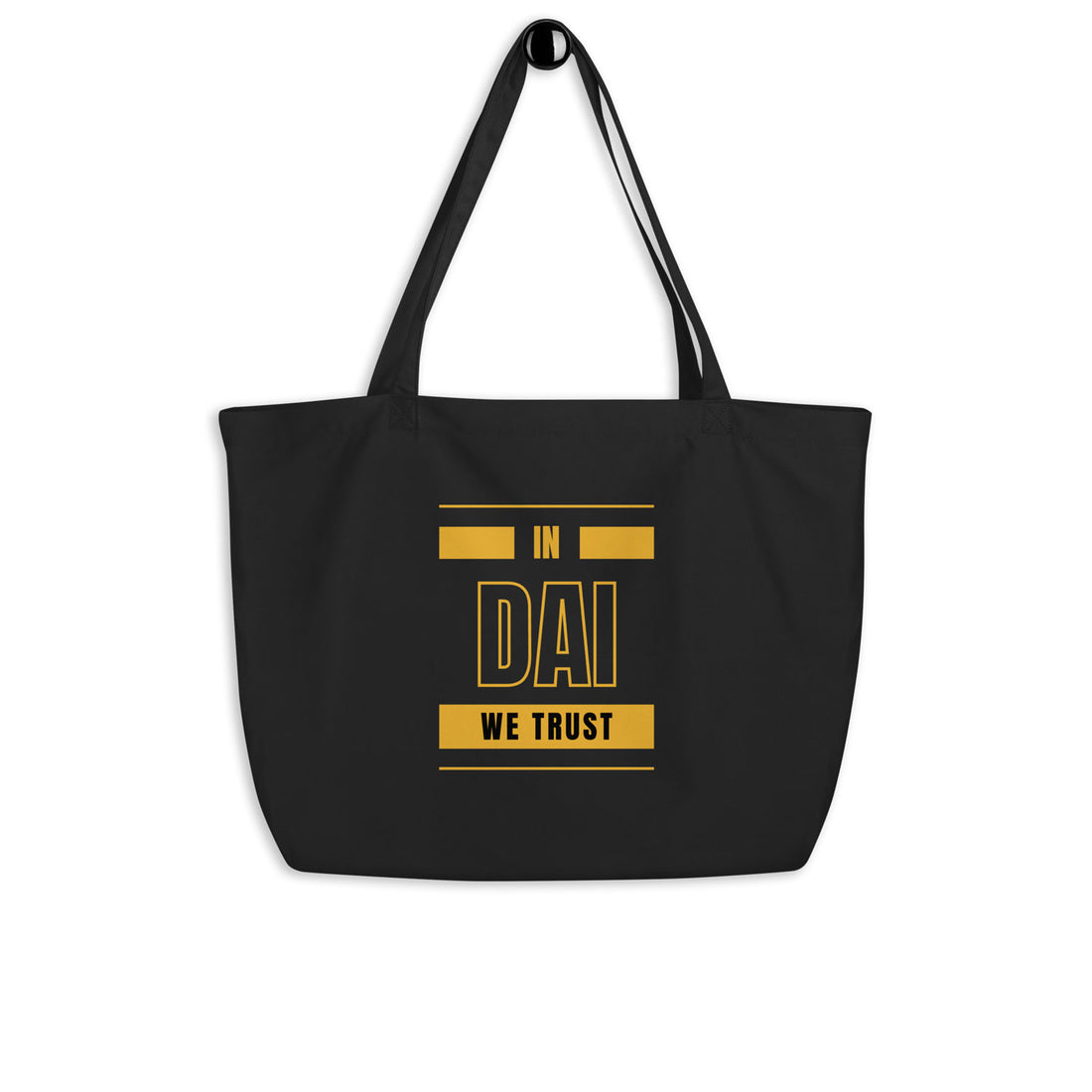 dai stablecoin tote bag black