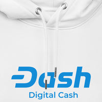 dash logo hoodie white