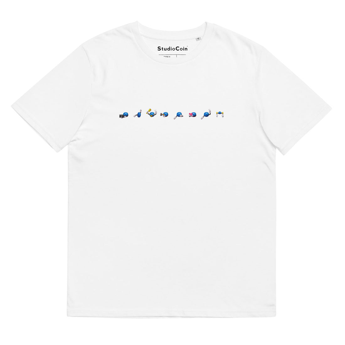 dash graphic tshirt white