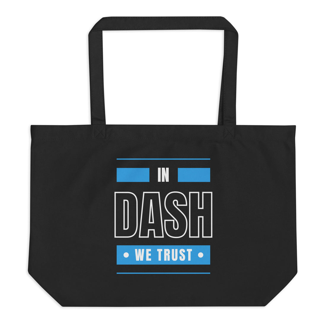 dash large tote bag black