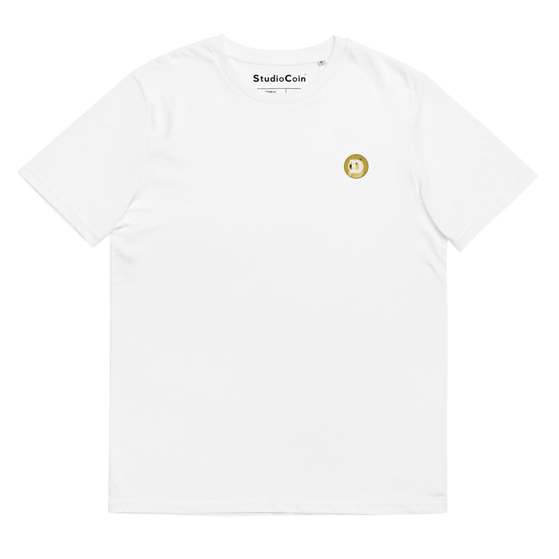 doge classic logo tshirt white