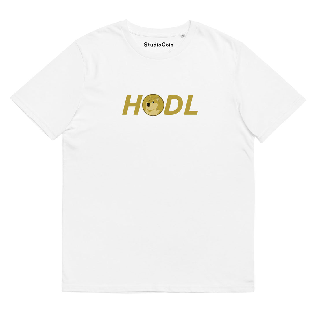 dogecoin hodl tshirt white