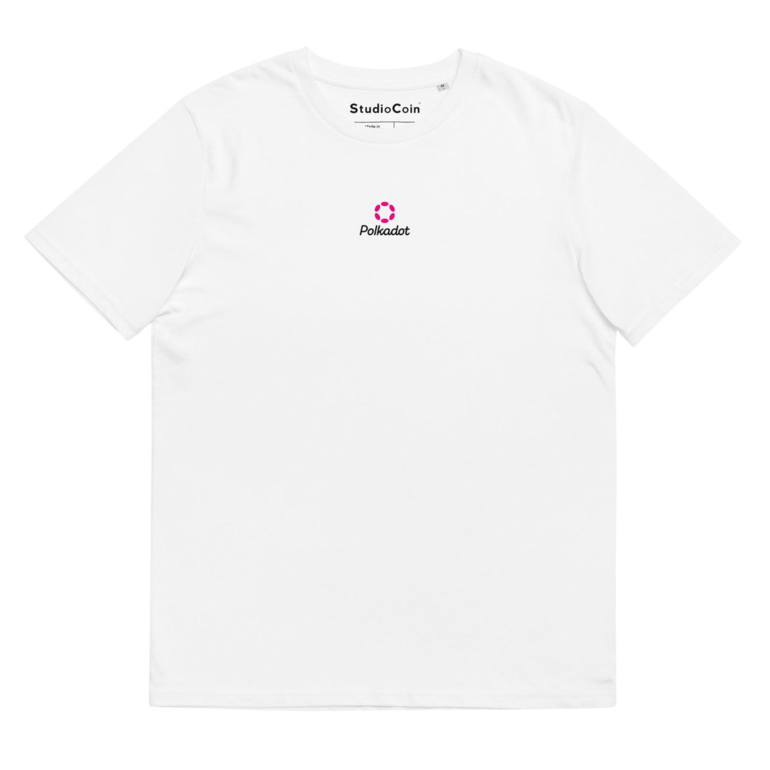 polkadot logo tshirt white