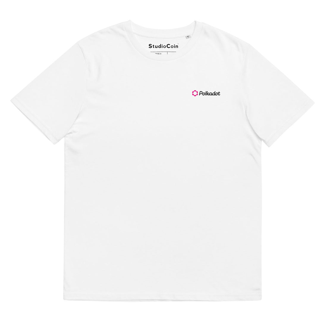 polkadot logo tshirt white