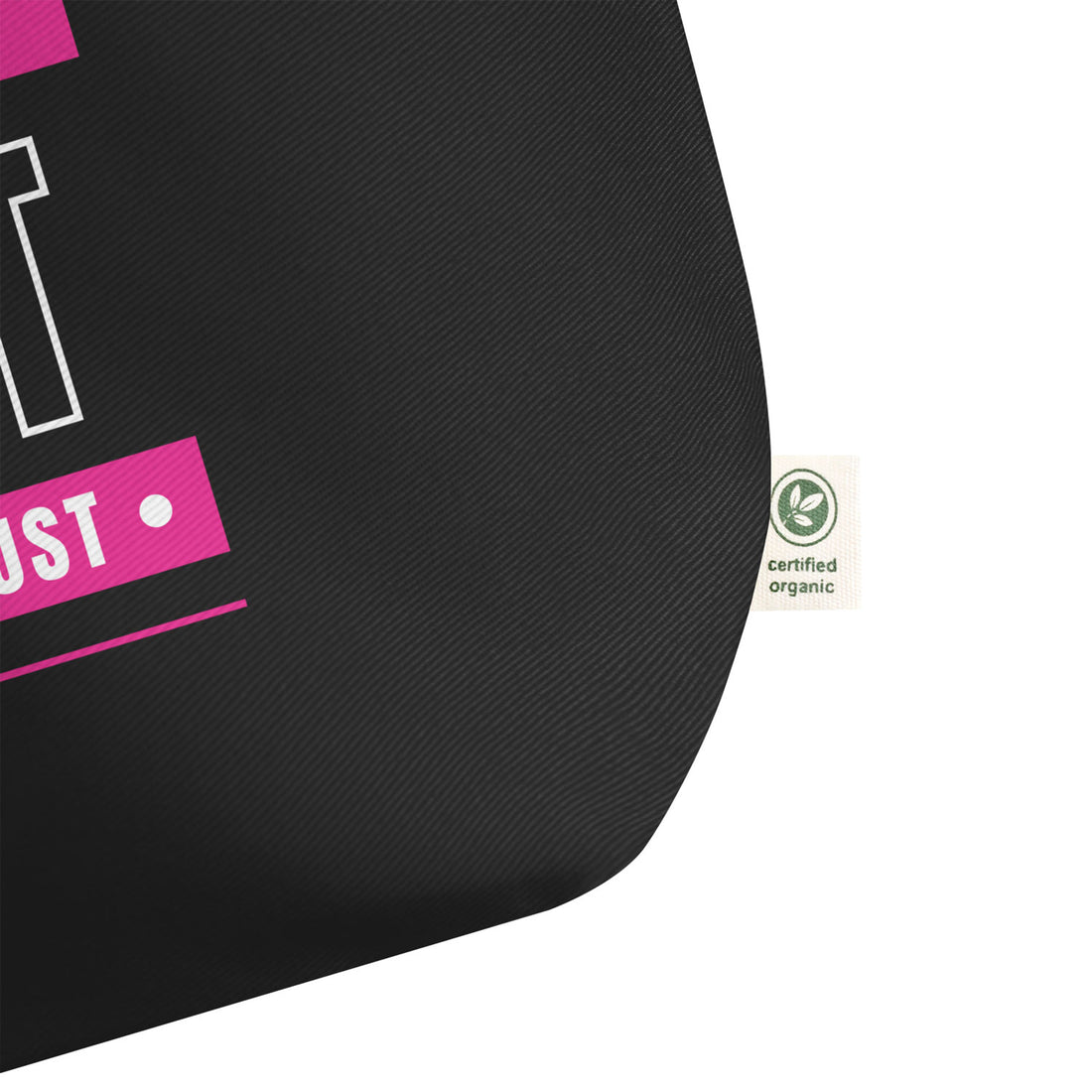 polkadot totebag black