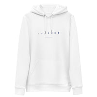 ethereum graphic logo hoodie white