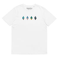 eth ethereum logo tshirt white crypto merch