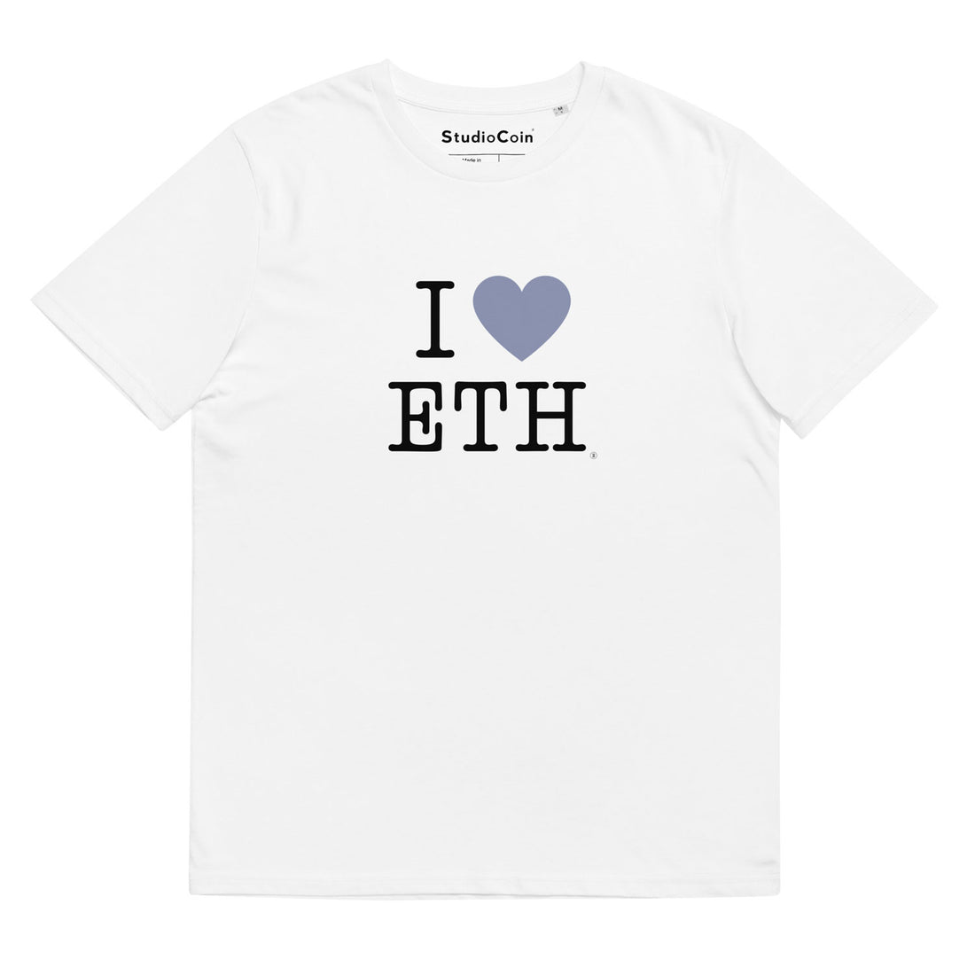 i love ethereum tshirt white