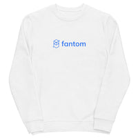 fantom ftm big logo crewneck white