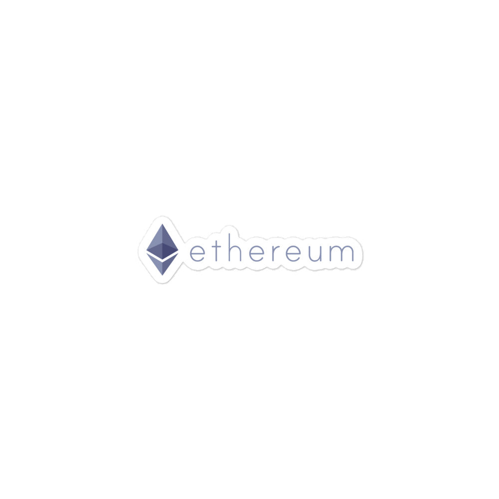 ethereum logo sticker