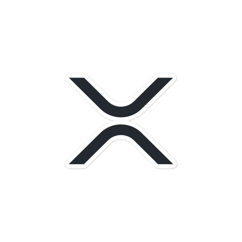 xrp logo sticker