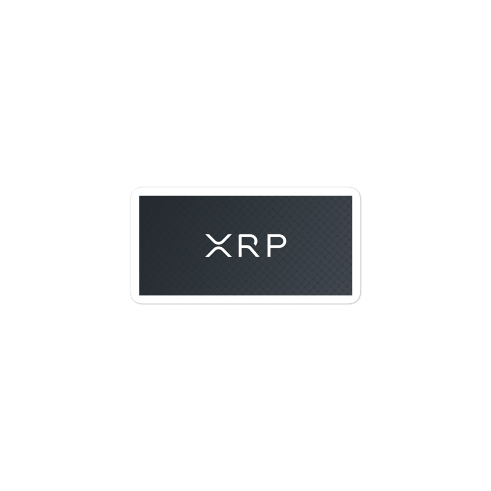 xrp monogram logo sticker