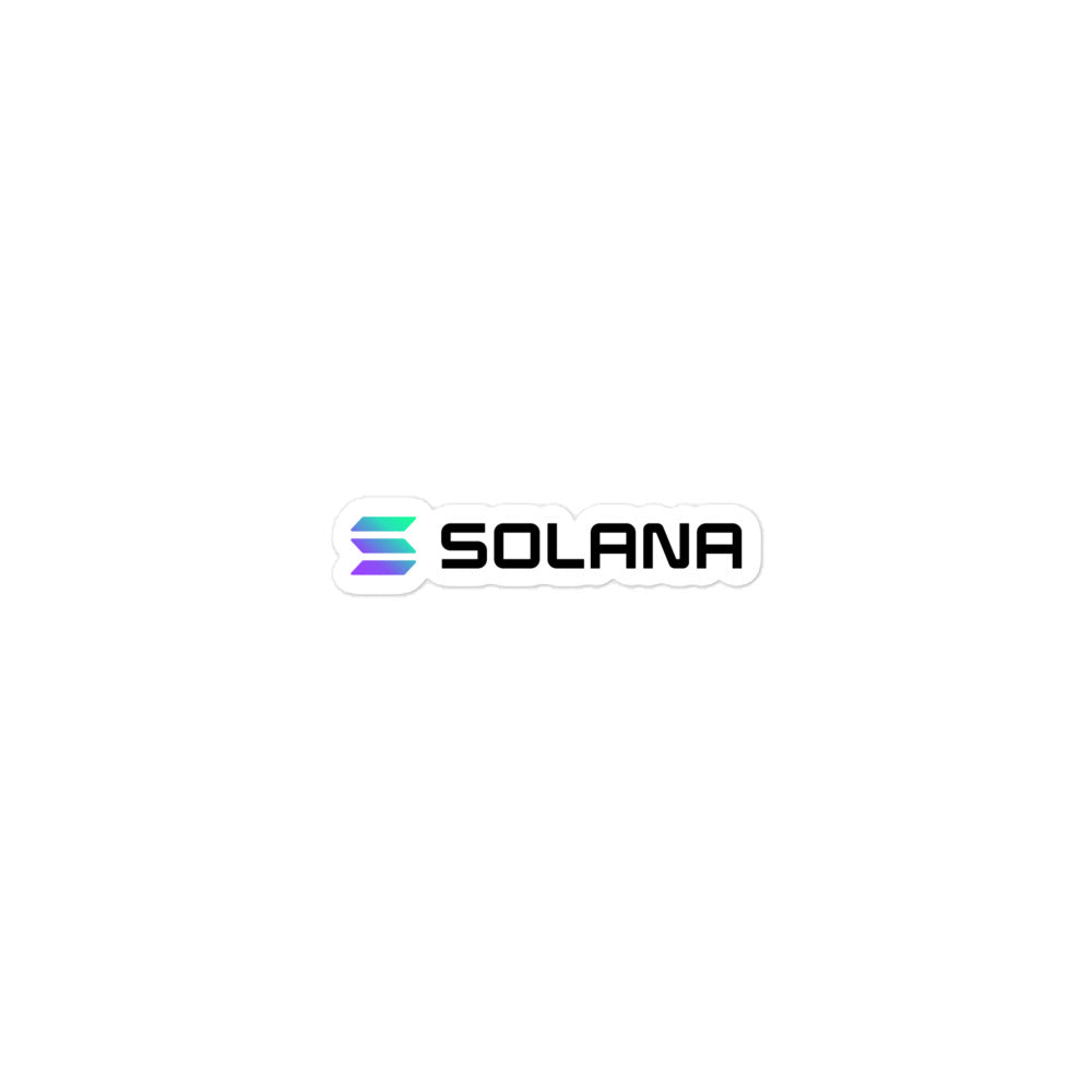 solana logo sticker