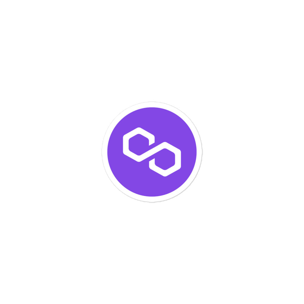 polygon logo sticker