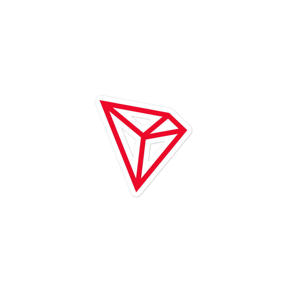 tron trx logo sticker