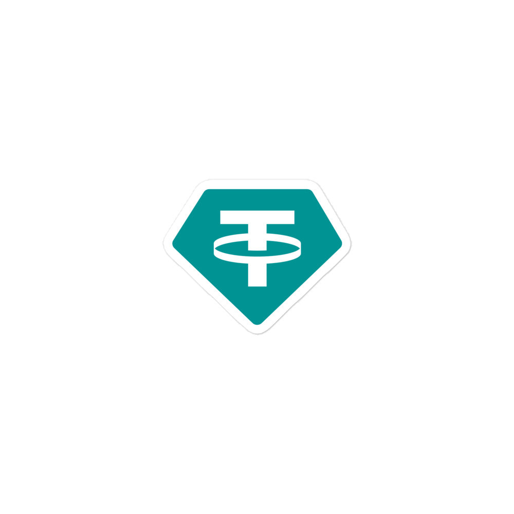 usdt tether logo sticker