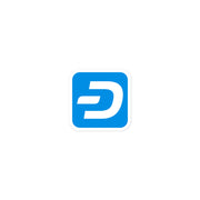 dash logo sticker