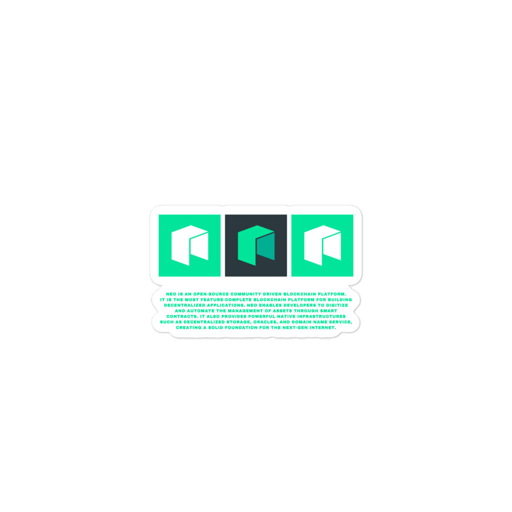 neo whitepaper sticker