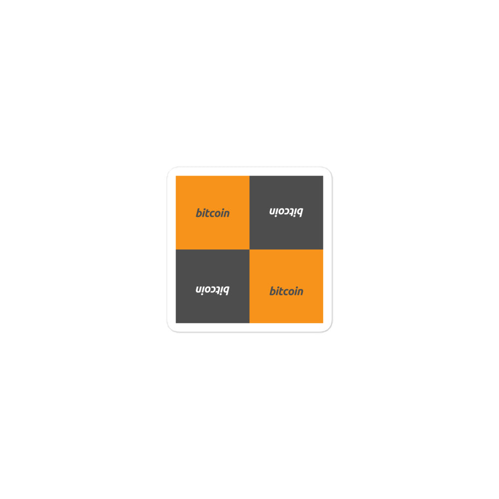 bitcoin graphic sticker
