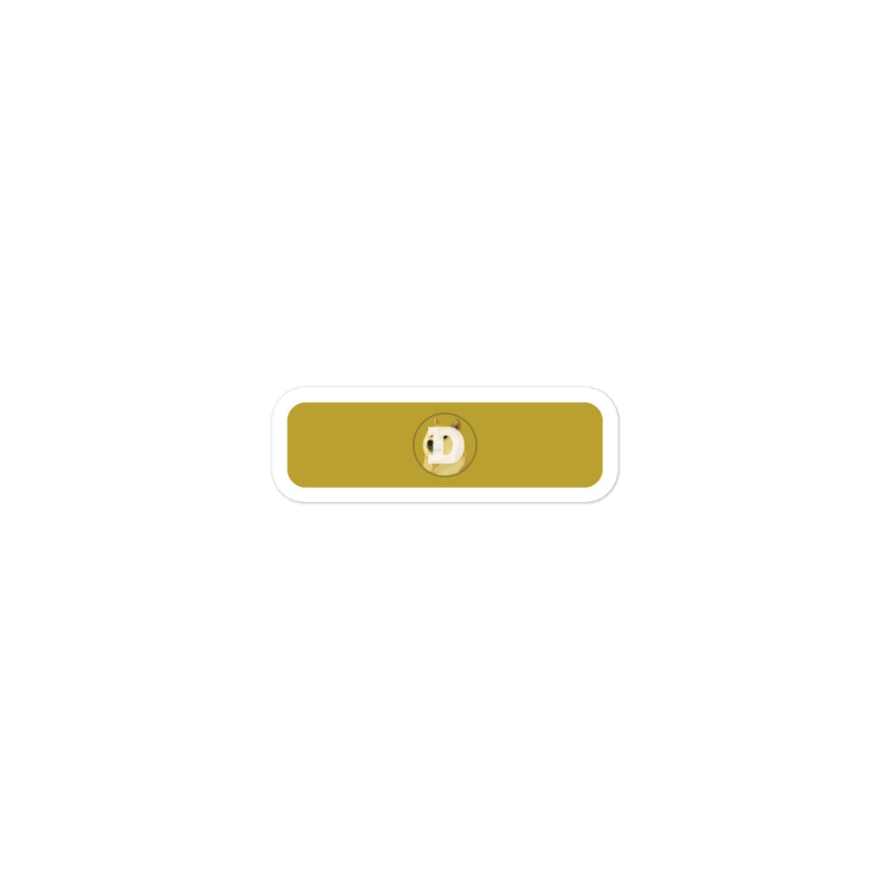 dogecoin sticker
