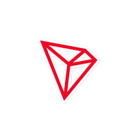 tron trx logo sticker