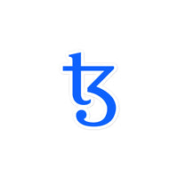 tezos logo sticker