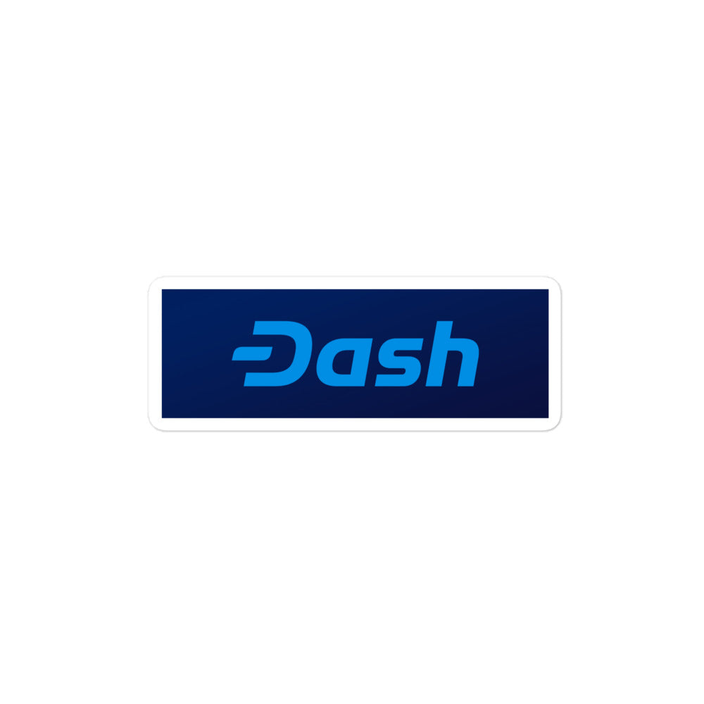 dash logo sticker