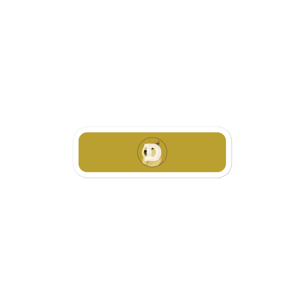 dogecoin sticker