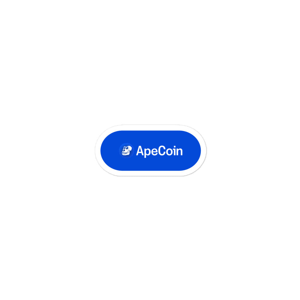 ape apecoin logo sticker