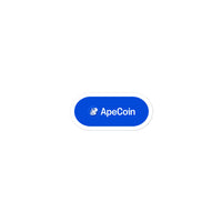 ape apecoin logo sticker
