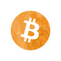 graphic btc logo sticker